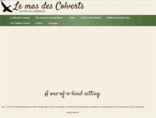 Tablet Screenshot of masdescolverts.com